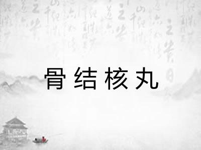 骨结核丸 骨结核丸