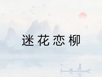 迷花恋柳 迷花恋柳