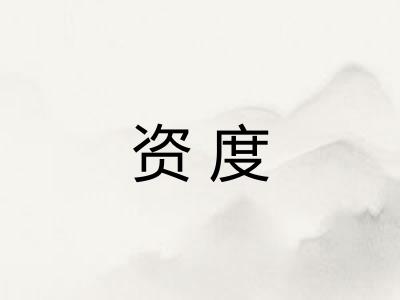 资度