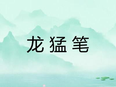 龙猛笔