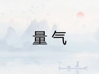 量气 量气