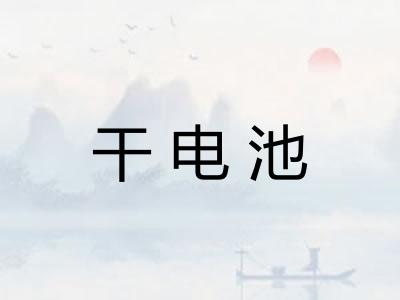 干电池 干电池