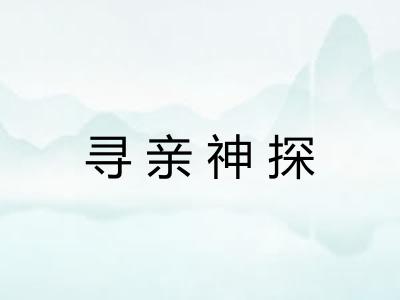 寻亲神探 寻亲神探