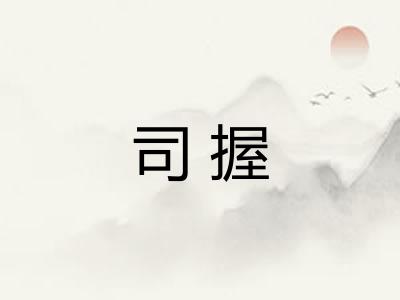 司握 司握