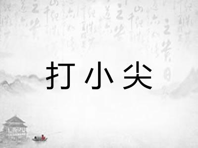 打小尖 打小尖
