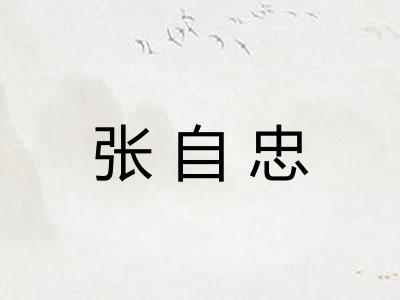 张自忠 张自忠