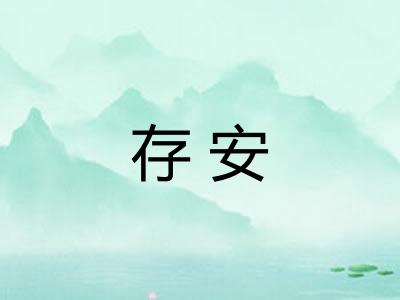 存安