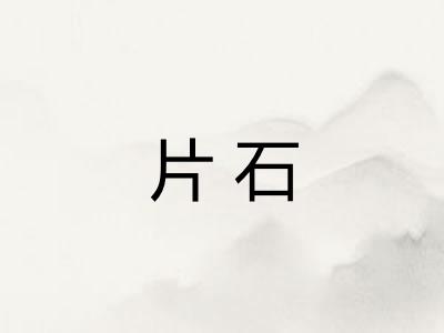 片石