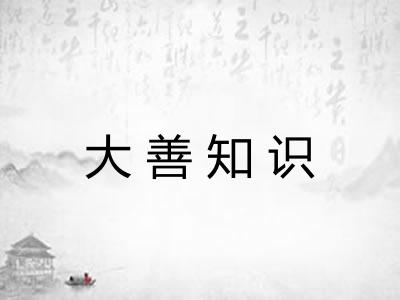 大善知识