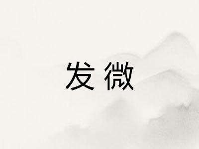 发微 发微
