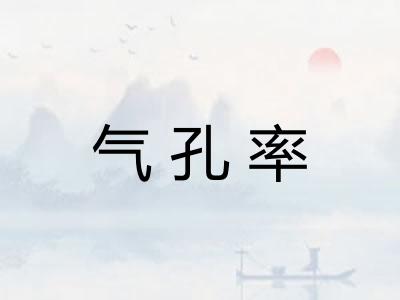 气孔率 气孔率