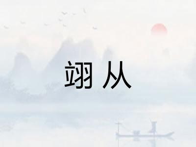 翊从