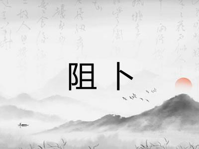 阻卜