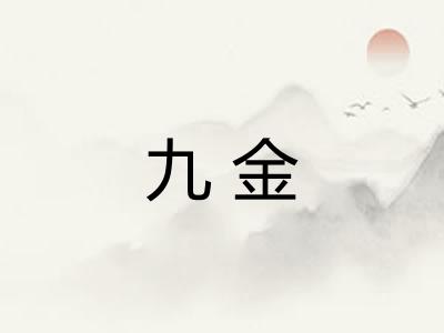 九金