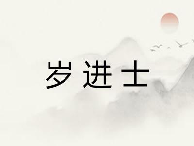 岁进士 岁进士