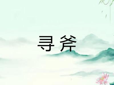 寻斧
