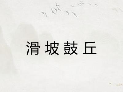 滑坡鼓丘 滑坡鼓丘