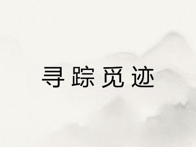 寻踪觅迹 寻踪觅迹