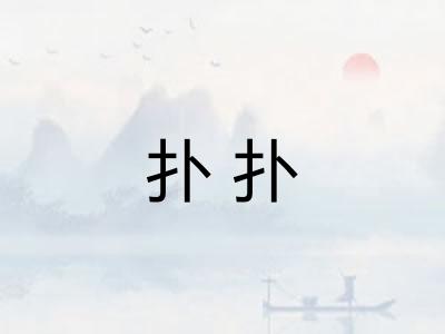 扑扑