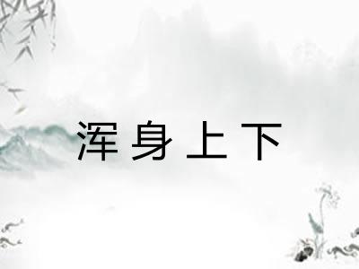 浑身上下 浑身上下