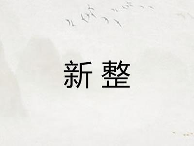 新整