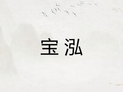 宝泓