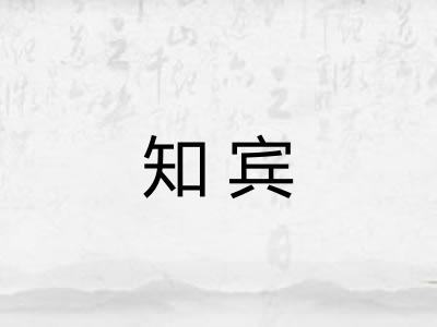 知宾 知宾