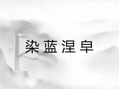 染蓝涅皁 染蓝涅皁