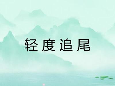 轻度追尾 轻度追尾