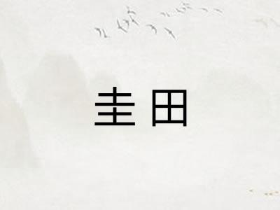 圭田 圭田
