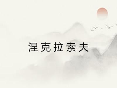 涅克拉索夫 涅克拉索夫