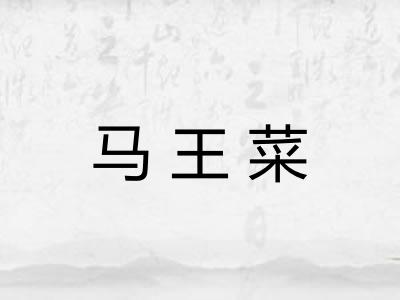 马王菜
