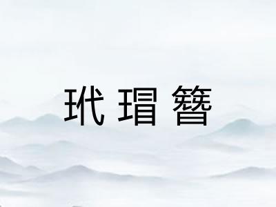 玳瑁簪