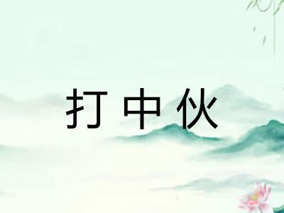 打中伙