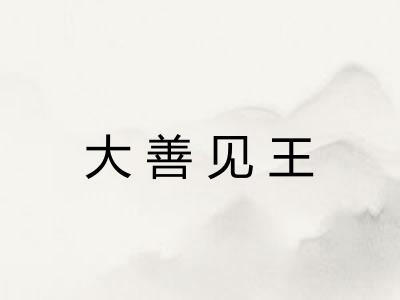 大善见王 大善见王