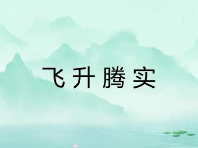 飞升腾实 飞升腾实