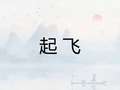 起飞 起飞