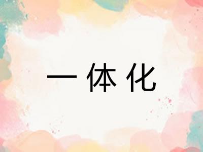 一体化 一体化