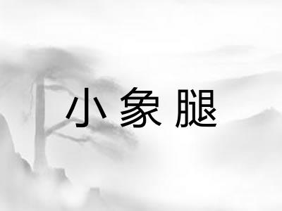 小象腿