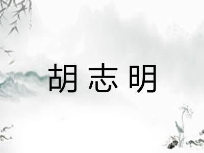 胡志明 胡志明