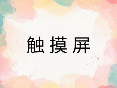 触摸屏