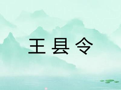 王县令