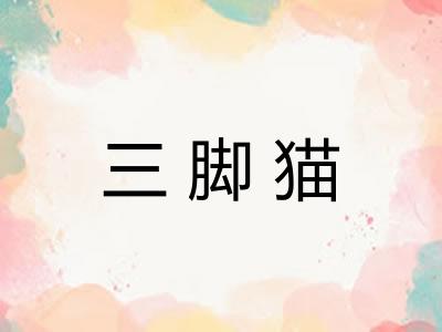 三脚猫