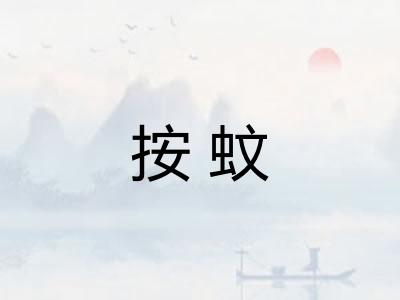 按蚊