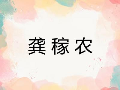 龚稼农 龚稼农