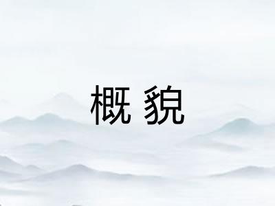 概貌