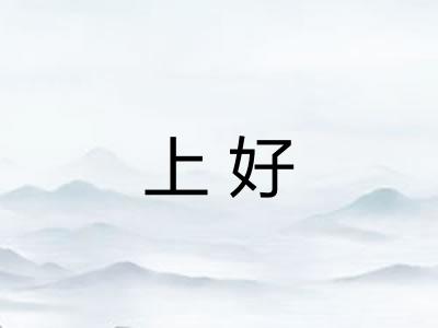 上好