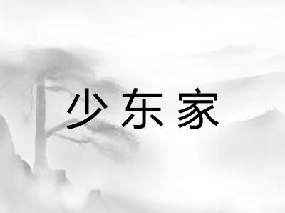 少东家