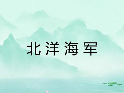 北洋海军 北洋海军