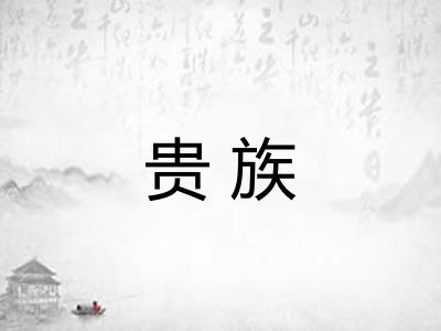 贵族 贵族
